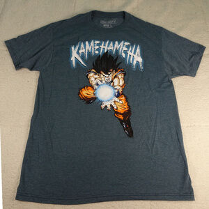 Dragonball Z "Kamehameha" Gray T-Shirt Large